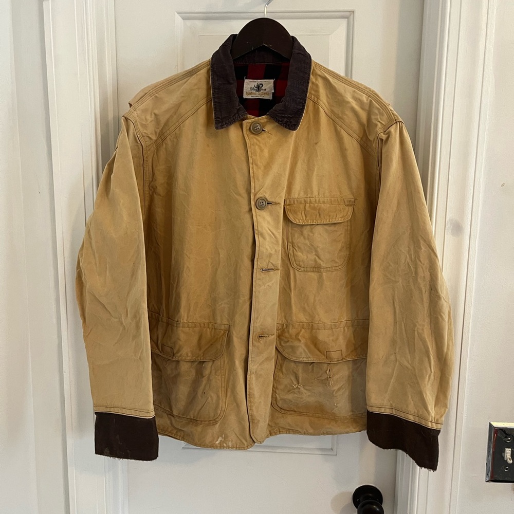 Vintage Black‎ Sheep Hunting Tan Canvas Coat